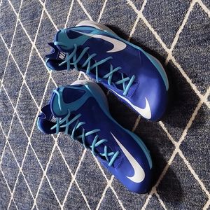 Nike Primehype blue & turquoise high tops